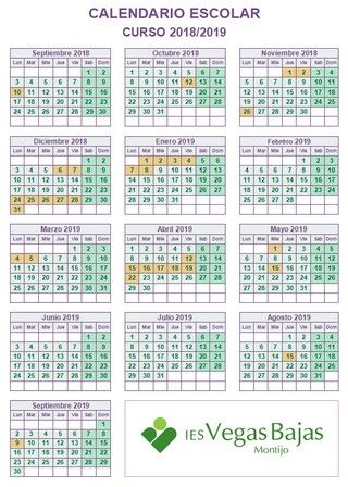 0 calendario escolar 18 19 vb