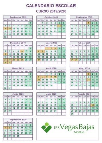 33 calendario escolar