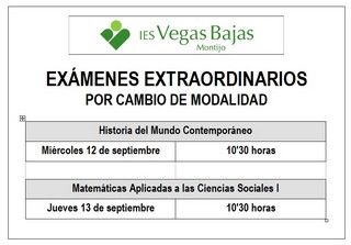 0 examenes cambio modalidad 320